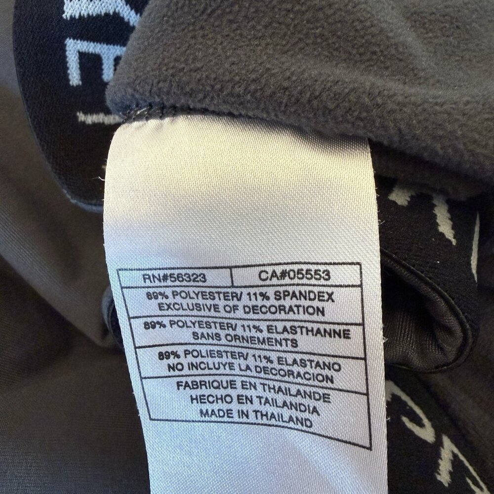 NIKE PRO LEGGINGS FLEECE LINED GRAY SIZE S FIT DRY ELASTIC WAIST WARM ATHLETIC - Picture 10 of 14